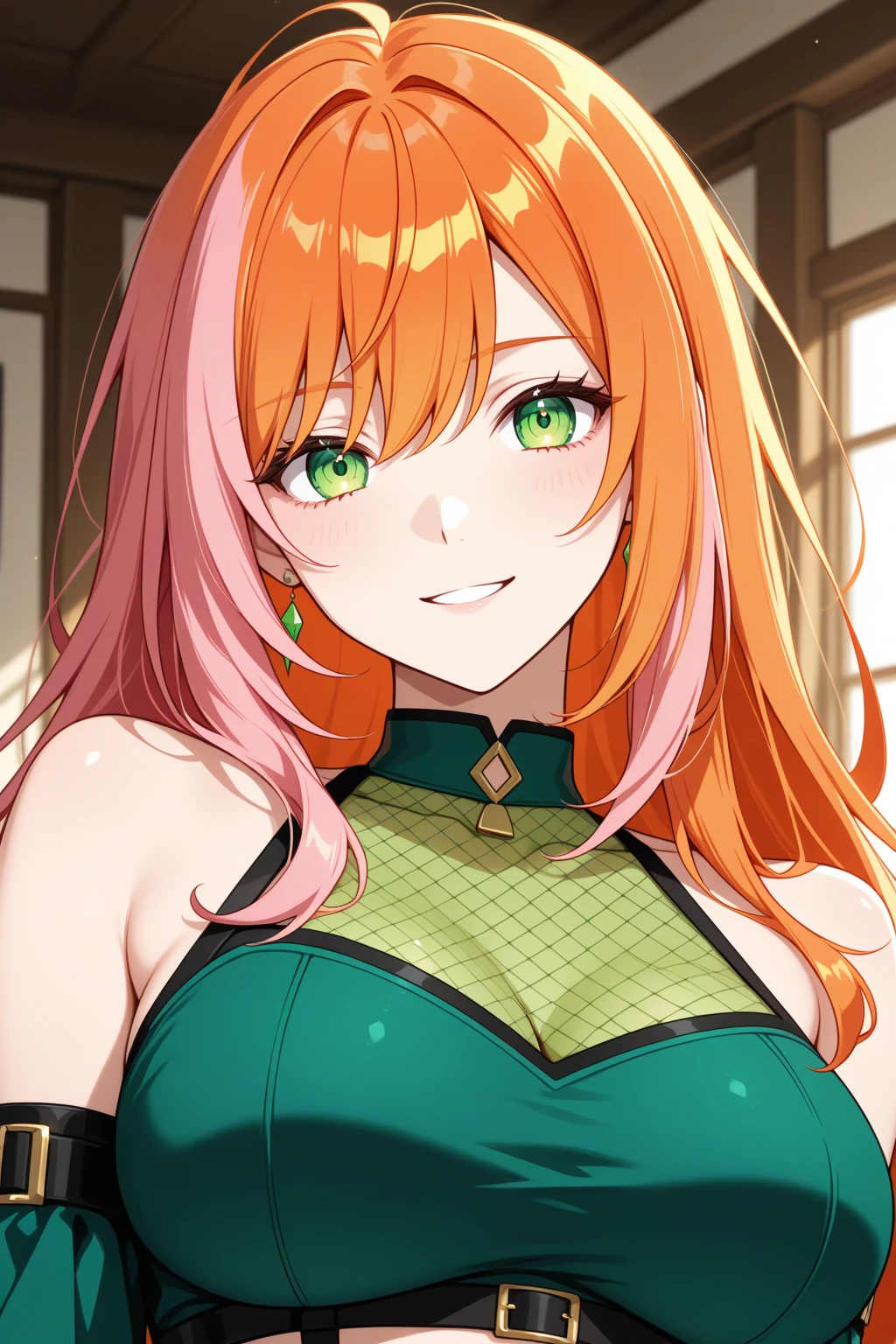 garota com cabelo comprido, cabelo ruivo, cabelo cumprido, red hair ((cabelo ruivo)), garota com vestidinho preto, garota jovem, olhos detalhados, garota sensual, olhar confiante, olhar vilanesco, villain girl, malvada, olhar maligno