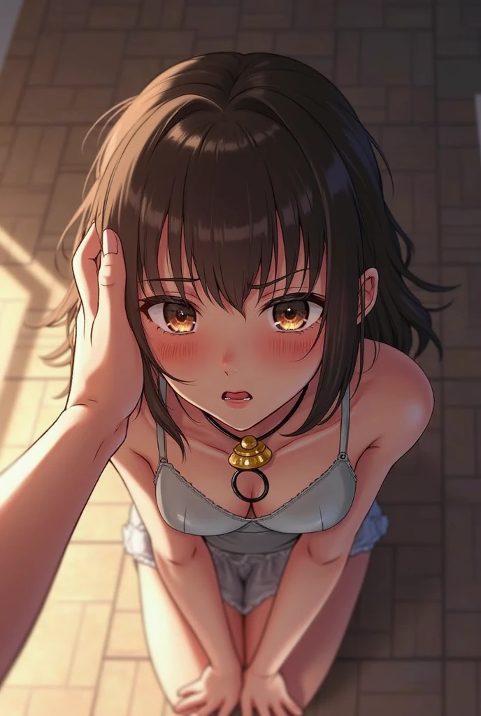 It&#39;s like the season to chase love again、I sacrificed the sun, which is about to burst, and the moon, into tears.、peach color empty、(dark brown eyes:1.2)
