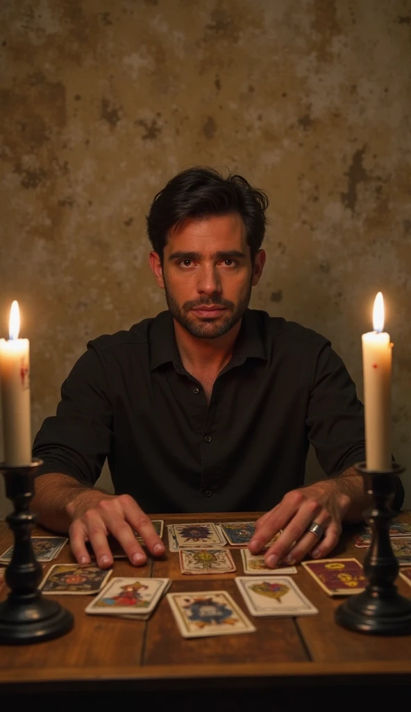 Now one of the same young man but talking to a tarot reader about the meaning of life
