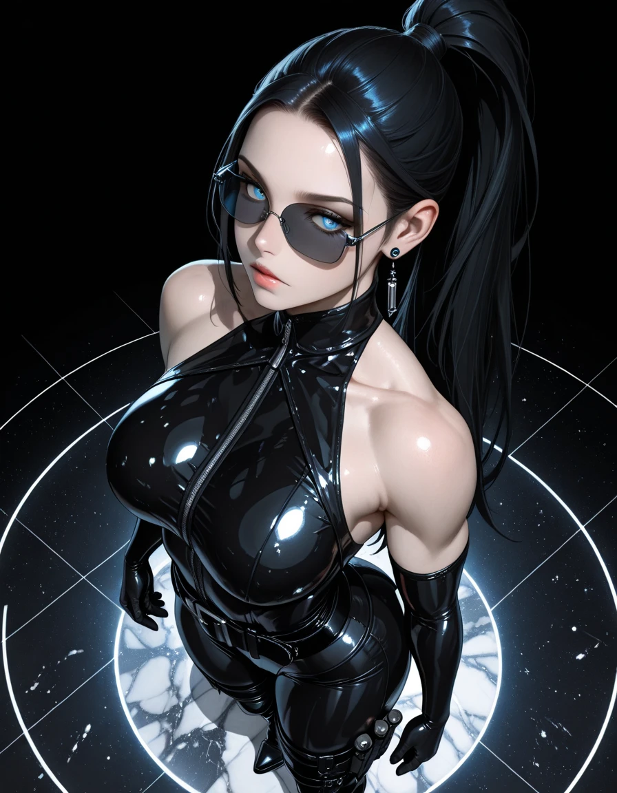 ( <lora:bayonetta:0.6>) glass