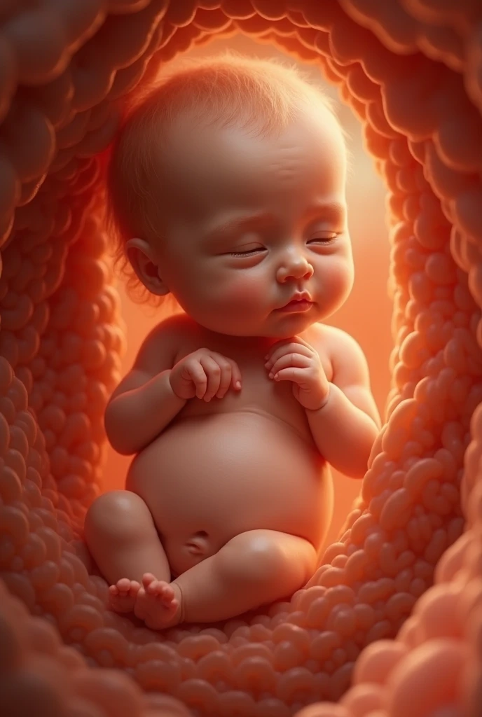 Baby boy with background fire dragon with cinematik colour