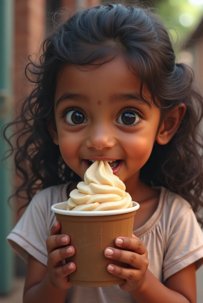 Award - winning photograph, Masterpiece, 8k, ultra high res, hyper detailed, portrait photo a sexy little latin girl about 10 years old in a classroom with cream on her wet mouth,salivating, holding a banana