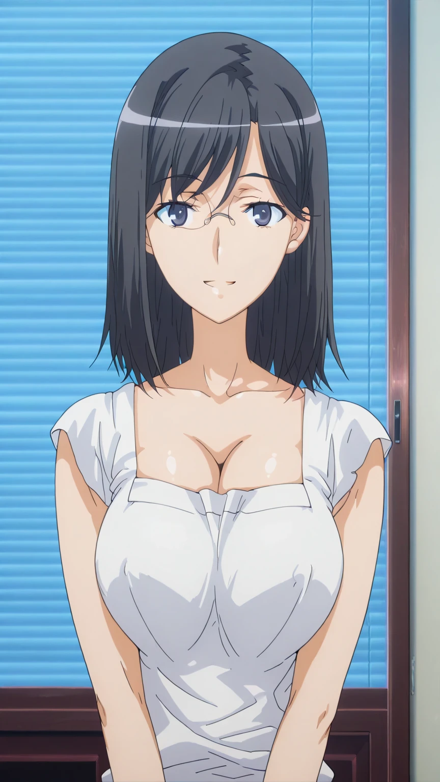 (((masterpiece))),fuyumi itadori, Anime girl characters, 1girl, solo, looking at viewer, medium hair long sleeves, cleavage, bigger breasts, closed mouth, collarbone, jacket, open clothes, open jacket, blue jacket, ground vehicle, sports bra, tall girl, horny, big ass, beautiful face,Charming,  anime visual of a cute girl, screenshot from the anime film, & her expression is solemn, ahegao face, in the anime film, in an anime, anime visual of a young woman, she has a cute expressive face, still from anime, perfect breasts, she is tall, All bodies visible, ahegao face, the face is ahegao, she is horny, A perverted face, she so perverted, she smile so perverted, hd picture, 4k quality, details of the face is so good,bigger breasts,she is tall, the face are so details, like anime boku no hero academia, she is tall, Standing pose,All bodies visible, 