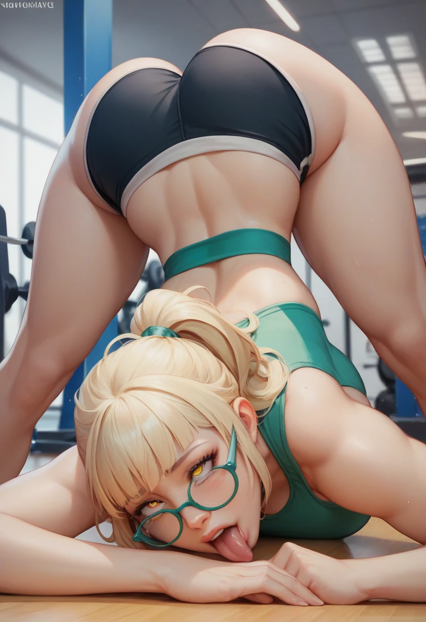 score_9, score_8_up, score_7_up, 1girl, skinny, straddling, tan, pigtails, attack on titan, stage, indoors, annie leonhart, annie, looking at viewer, legsplit, solo, split leg, legsplit pose, wearing ballerina clothes, ballerina, ballerina outfit, cameltoe