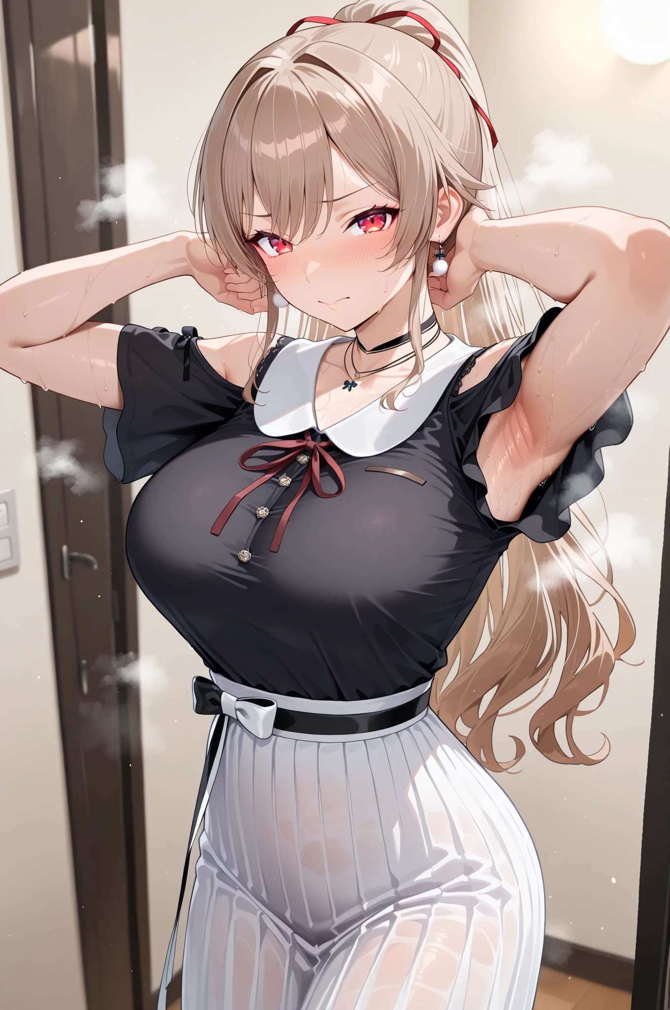 Brown short hair, ((Expressive hair)), Cinema Lighting, Bust Chart, First Person View, Ultra-high resolution, (((masterpiece, Textured skin))), (Super detailed), Attention to detail, high quality, ((最high quality)), 16k, Gothic Lolita Costumes, Upturned brown eyes, pretty girl, Slightly chubby,Small breasts and small buttocks,Ruffled dress(highest quality)), ((masterpiece)), (Familiar), Perfect Face,Shiny skin,Beautiful breasts,how,Shiny skin、Sunburned skin、Sweat、Off the shoulder、Double teeth、Hotel、School swimsuit
、Short Hair、Braided Hair、Silver Hair、Young、Big Breasts、Breast Matching、Embrace、Night Pool、dark skin、Milking、2 girls、?????????????