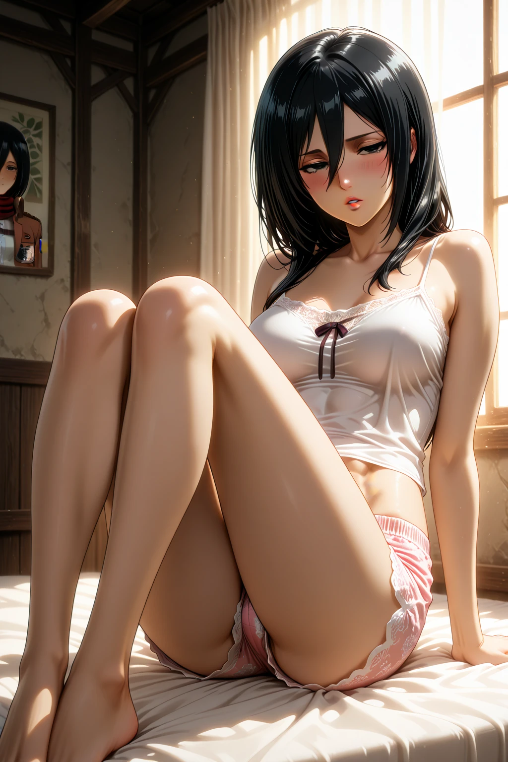 Cultivated woman Bang Limb restraint Sukesuke underwear opening legs