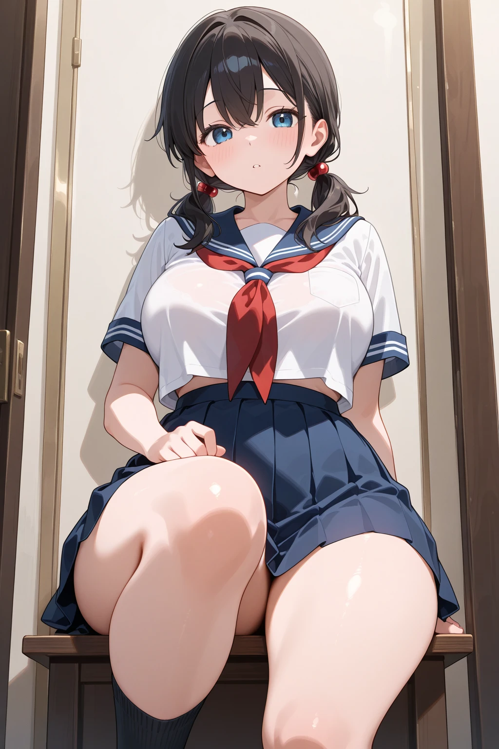 (masterpiece, best quality, illustration, delicate details, 8K:1.2), (studio light, best shadow, picturesque), (KonishiCSA:0.7)|(KujouCSA:0.3),
BREAK, (perfect anatomy), (symmetric eyes, perfect eyes, detailed eyes:1.2), (sharp eyeliner, finely detailed beautiful face), (red eyes),
BREAK, nice hands, perfect hands, hand by Guido Daniele,
BREAK, 1girl, solo,
BREAK, YamashiroKC, short hair,
BREAK, crossed arms, arms in front of chest,
BREAK, low position, looking at viewer, facing to viewer, angry,
BREAK, shimacos, crop top, microskirt, thighhighs , elbow gloves,
BREAK, {{{Bed}}}}, {{{Bed}}},
BREAK, glaring,blush,
BREAK, {{{exposed pubic hair}}},{Trained body},{{{}}},{{{short stature}}},{{{short stature}}},{{{short stature}}},{{{short stature}}},{{{pointed breasts}}}, {{{hanging breasts}}}, huge breasts, huge, large fleshy body,
BREAK, {{{see through}}},sweat,
BREAK,masterpiece, best quality, ultra-high-detailed, cowgirl position, straddling, 1boy, 1girl, sex, penis,
BREAK, {{{crying}}},{{{crying}}},{{{crying}}},{{{glaring at viewer}}},{{{blush}}},{{{blush}}},{{{blush}}},{{{despair}}},{{{tears}}},{{{empty eyes}}},
BREAK,cowgirl position, straddling, 1boy, 1girl, sex, penis,