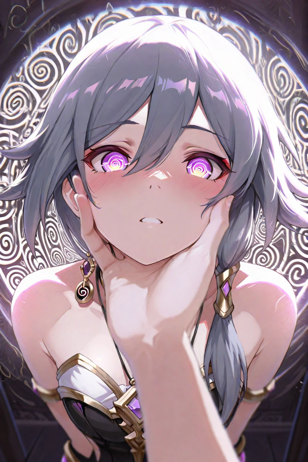 {{{{{16k,Ultra High-resolution realistic romantic photo of Reconstituting a slutty girl as a pure embarrasslng virgin as pretty as a actress in the romantic field at deep night, The way she embarrassed herself is adorable, she transforms into a cute girl of third ranks higher and radiates glowing charm, expressing femininity all over her body while being made into an adult, The more shy she is, the smaller and neatly her face becomes}}}}},{{Extremely detailed}},{{{{{dye her cheeks flush and integrated her head pure small, thick lips, Enchanting thick gross idol's Lips}}}}},{{{{{the best glossy bang neat voluminous virgin hair}}}}},{{{{{She get more attractive and smoother her body, The bigger her tits get, the thinner her bare waist gets, her breasts have become large, soft, and cleavage-like as she's carefully rubbed them, She's trying to make a cleavage with her hands over her growing tits, She is a slut, but she is transformed into a pure virgin, and her expression and appearance are transformed into that of a pure, unused virgin, so clean and pure and floating in soap bubbles that there is no trace of her slutty past}}}}}