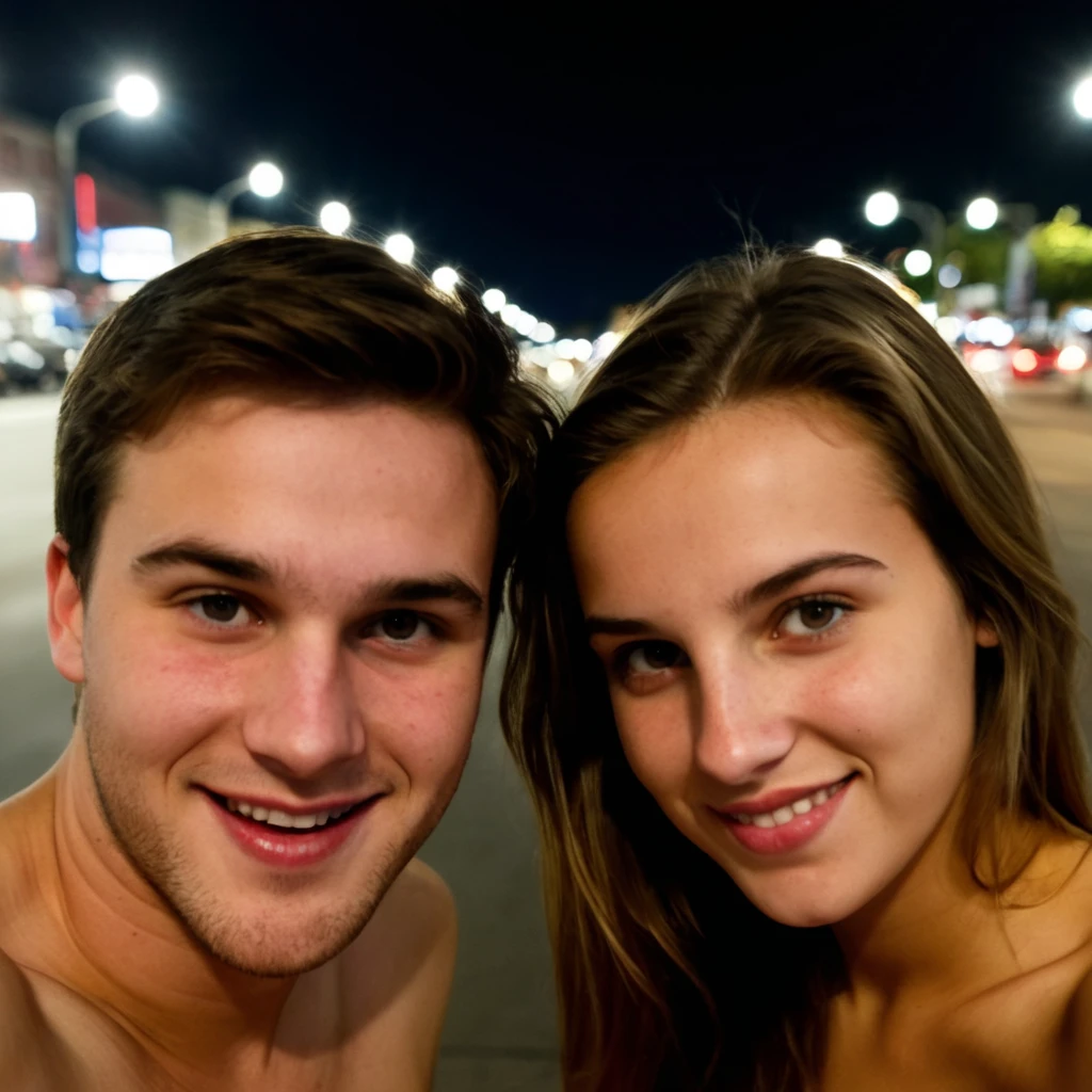 BEST AESTHETIC,reddit,nude photo of a 30 year old woman and a year old man from r/Amateur,r/GWCouples,Detailed skin texture,(face close-up),Outdoor, dark city street,night,nude,couple