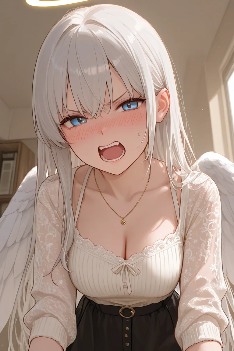 (((masterpiece))), (((best quality))), ((ultra-detailed)), (highly detailed CG illustration), Boa Hancock, (nsfw:1.5), (masterpiece:1.5), Detailed Photo, Sexy, (Best Quality: 1.4), (1girl), Beautiful Face, (White Hair, long Hair: 1.3), Beautiful Hairstyle, beautiful detail eyes, (realistic skin), beautiful skin, absurd, attractive, ultra high resolution, high definition, (sexually aroused:1.5), Pinkish white skin, cool white light, sexy pose, Beautiful , white background, pink soft white light, Wear a white tank top, (bukkake:1.8), (zombie girl:1.6), (breeding:1.6), (cute dead girl:1.5), (deadly eyes:1.8), (Eyes without sparkle1.7), pale skin, dead body, no life, (lifeless:1.5), (Wounds on the body:1.6), (dribbling:1.5), (red blood on body:1.3), (Bruise on the body:1.4), (lying on bed:1.5), (Dark skin: 1.5), (Yellow eyes with black stars: 1.5)  (black wings:1.5),  S-Snake