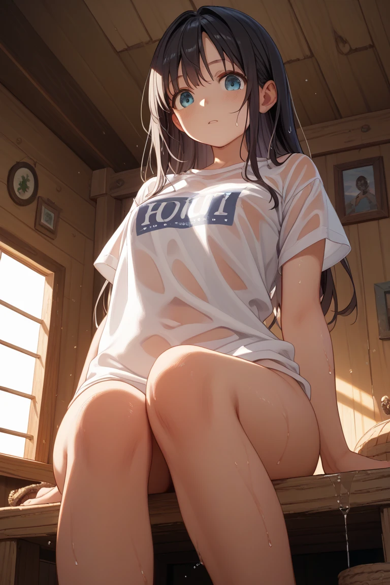 {{{Worm’s Eye View}}},A smelly, run-down apartment room,restraint,frightened,Running away crawling on the tatami,half-undressed clothes,white gray short sleeves,pleated mini skirt,{{High-definition panties}},{masterpiece,best quality illustration},{{High-definition panties}},17 years old,{{Photoreal 1:2}},wooden floor,beautiful large breasts 1:4,{beautiful eye1:4},猛烈なfrightened,{{茶髪medium long hair}},{{calf white socks}},{{droopy eyes}}