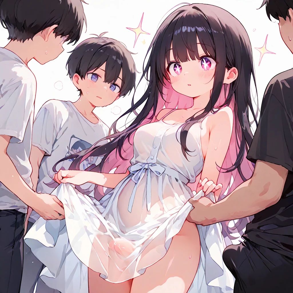 girl、cute、Completely naked、Full nudity、Black Hair、Embarrassed face、tears、Shibuya Scramble Crossing、Many buildings are built、Ahegao、first round、Lock、bukkake、whole body、Tattoo、Spread your legs、tits、condom belt、