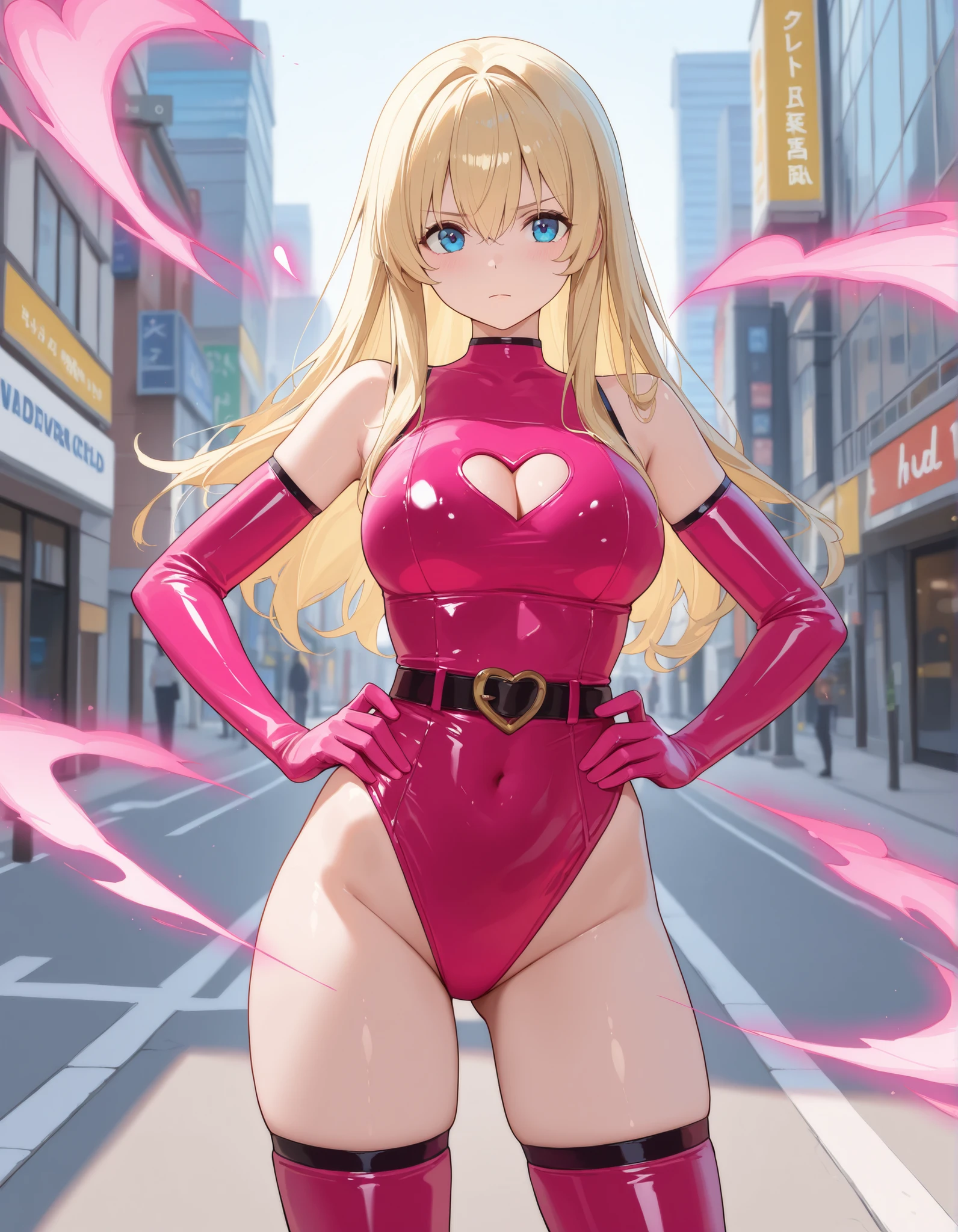 NSFW, (girl),((optimal quality)), ((Masterpiece)), (A detailed: 1.4),face red,perspire The ultimate masterpiece,(fidelity:1.2),(sexy),(Huge chest), Open crotch, Open legs, (Smooth: 1.1), (Cutes: 0.9), (shiny: 1.1),, red lips, cute girl, anime, cute pose, super small translucent lace lingerie,g string mini thong, (big breast), big ass, detailed lines, 8k image, no blur, perfect realistic nipples, sexy closed smile, erotic, super small sexy armor,detailed realistic vagina, michievous smile, hottest girl in the world, dominant gestures, super small short dress, top of a building, tights, blonde, cutest girl on earth, micro bra, light blue, gantz like suit, dark pink eyes
