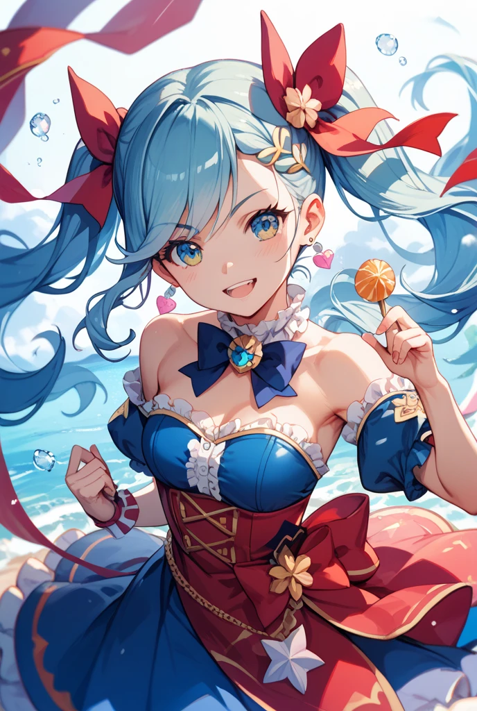"((Innocent)) Smile, playful escapade, clockwork wonderland, joyous moments frozen in time, ((effervescent clouds)), liquid laughter, vibrant colors, whimsical tales