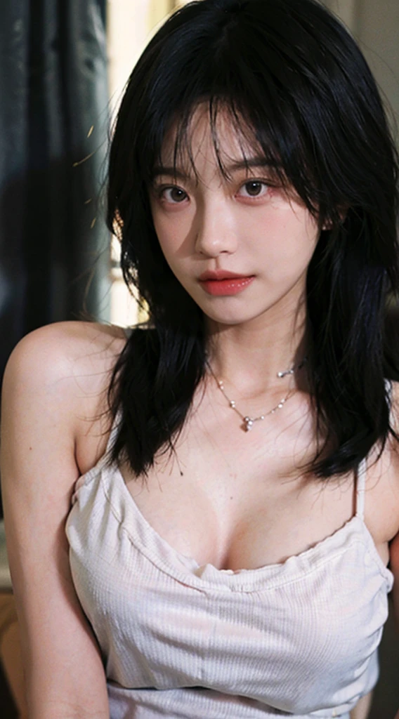 Best quality,masterpiece,ultra high res,(photorealistic:1.4),1girl,sexy,(string bikini:1.2),(large breast:1.3),(upper body:1.4)