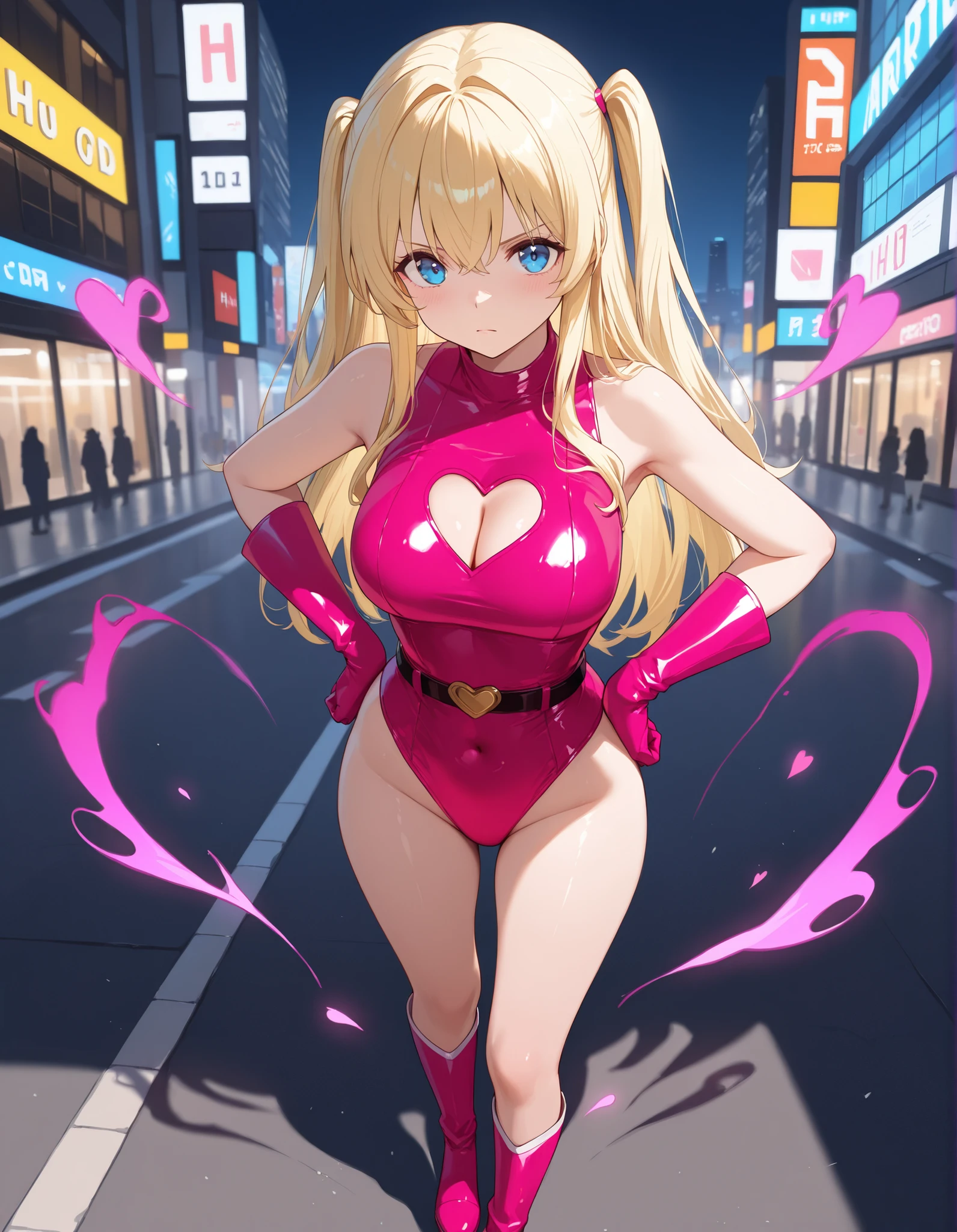 heart cutout, cleavage cutout