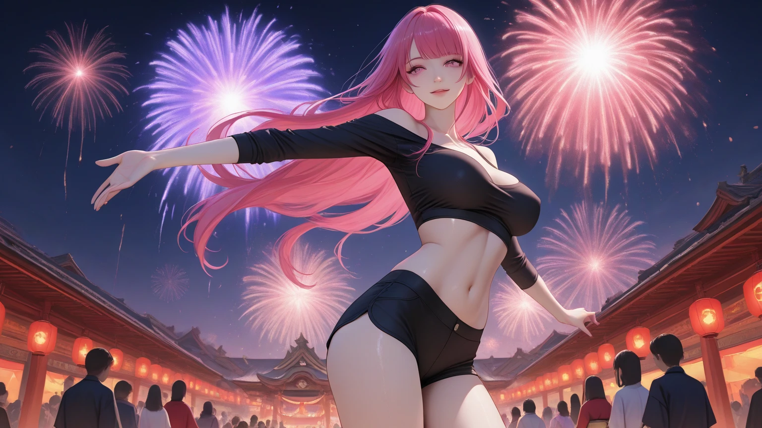 Anime girl made of glass in kimono silhouette, (Microphotography:0.7), vibrant rainbow river, fireworks in night sky, colorful coral reefs, detailed illustration, Ukiyo-e style
Negative prompt: nsfw, longbody, lowres, bad anatomy, bad hands, missing fingers, pubic hair, extra digit, fewer digits, cropped, worst quality, low quality, very displeasing
Steps: 31, Sampler: RestartLab, CFG scale: 7, Seed: 1811891585, Size: 896x1152, Model hash: 1449e5b0b9, Model: animagine-xl-3.0, VAE hash: 4e8d8d8406, VAE: sdxl_vae.safetensors, RestartLab steps: 8, RestartLab firstweight: 1, RestartLab cfgDenoiser: CFGDenoiserKDiffusion, RestartLab sampling: DPM++ 2M, RestartLab noise: Ancestral, RestartLab changeCFG: 7, RestartLab changeCFGstep: 0, RestartLab changeCFGmode: After, RestartLab stat_s_churn: 0, RestartLab end_s_churn: 0, RestartLab s_churn_step: 0, RestartLab s_churn_mode: OFF, RestartLab stat_s_noise: 1, RestartLab end_s_noise: 1, RestartLab s_noise_step: 0, RestartLab s_noise_mode: OFF, Version: v1.7.0