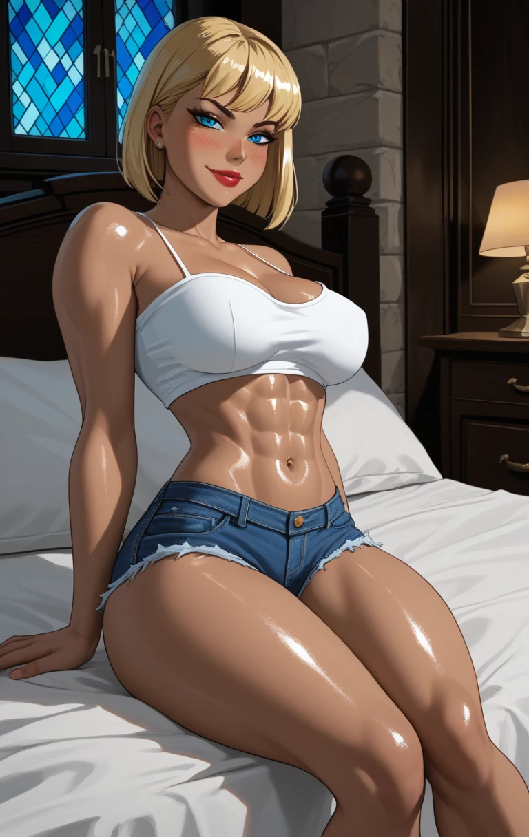 score_9, score_8_up, score_7_up, score_6_up, realism, (supermodel, hot, milf, topmodel), ((sitting on table)), (thong, cameltoe) , (white top, cleavage, covered nipples) (sexy pump shoes) BREAK blonde hair, (bob haircut), ((perfect face, beautiful face)), beauty spot, (athletic build), fair skin, kitchen background , BREAK score_9, score_8_up, score_7_up, score_6_up, source_cartoon, rating_explicit zPDXLxxx