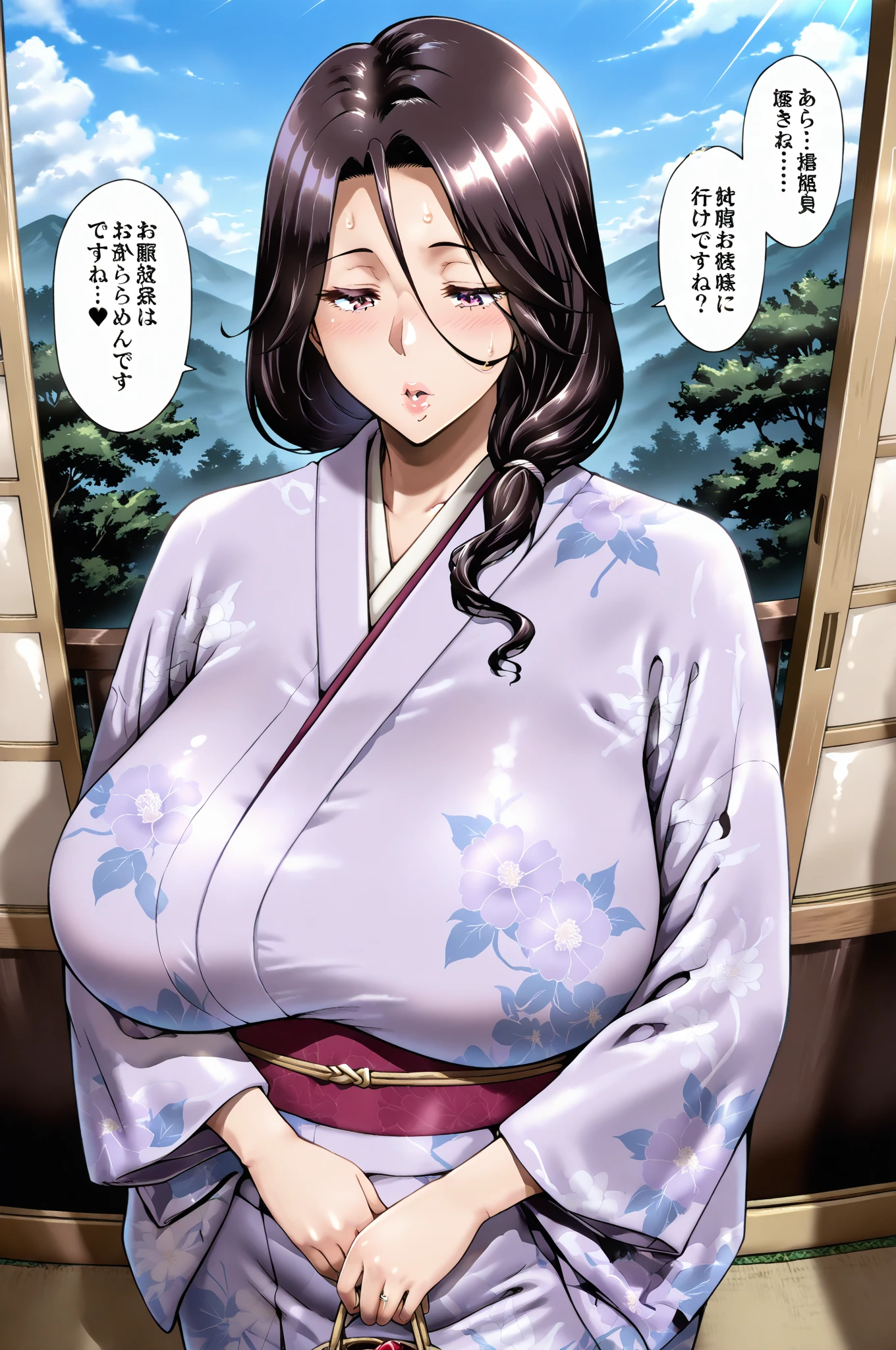 Anime Style　Big Breasts　Completely naked