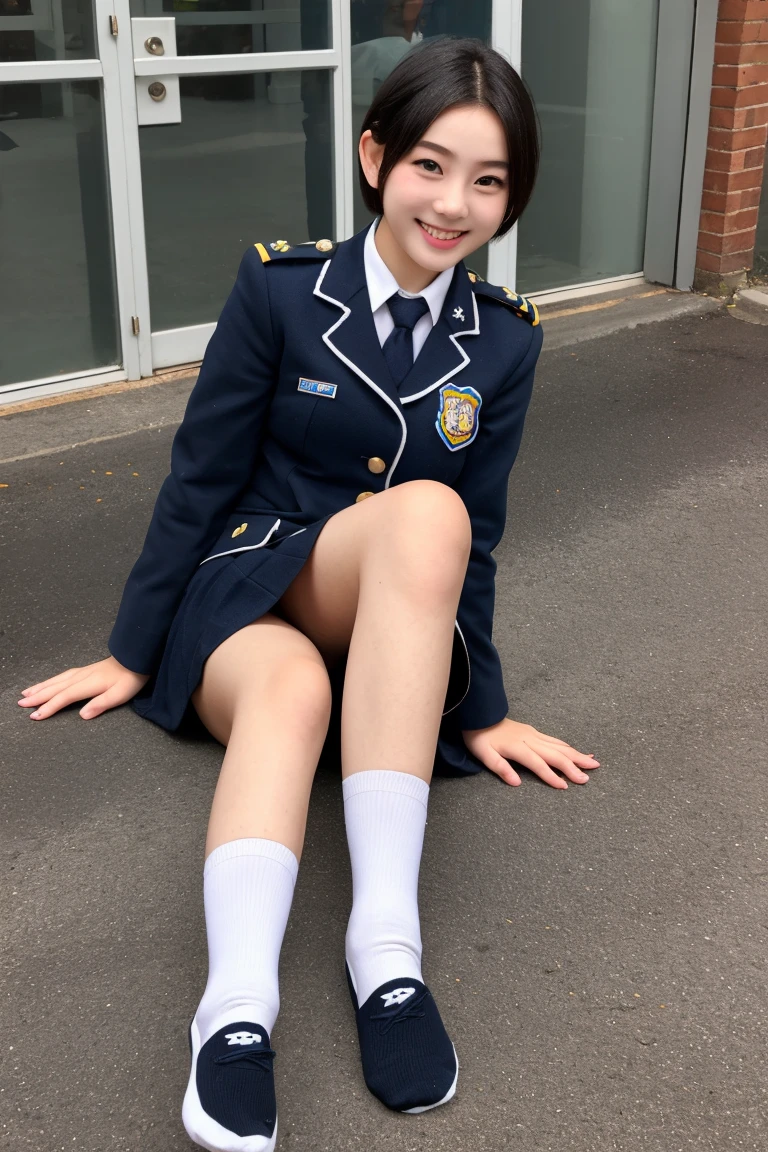 Close-up portrait of a woman in uniform walking in the park、Japanese people model、Young Sensual Gravure Idol、Young and cute gravure idol、Realistic young gravure idol、Real fleshy gravure idol、Young Gravure Idol、A sophisticated gravure idol、Yoshitomo Nara、Young and skinny gravure idol、The most beautiful Asian girls of all time、tits、Whole Body Ezbian、Long legs、If you jump off right there, White panties are visible、Ulzzang-6500-v1.1, (Raw photo:1.2), (Photorealistic:1.4), Beautiful detailed girl, Very detailed目と顔, Beautiful and fine details, Ridiculous, unbelievable Ridiculous, Large file size, Ultra-detailed, High resolution, Very detailed, highest quality, masterpiece, Kemomimi, ((Japanese high school girls uniform)), Awareness-raising, Very detailed, CG, Unite, 8k wallpaper, Amazing, In detail, masterpiece, highest quality, HVery detailed CG uniform 8k wallpaper, Face Light、Cinema Lighting、One Girl、16 years old、(No panties))、(Glasses also available)、((Dynamic Pose)))、(Camel Toe)、(half)、、(Sitting with bent knees or legs))、((Boyfriend and girlfriend having sex:1.5))、((Sexual pose:1.5))、((Spread legs POV:1.5))、((Beautiful areola:1.5))、((Nipple erection:1.5))、((Beautiful pussy:1.5))、((A thin layer of sweat:1.5))、((Insert your into your:1.5))