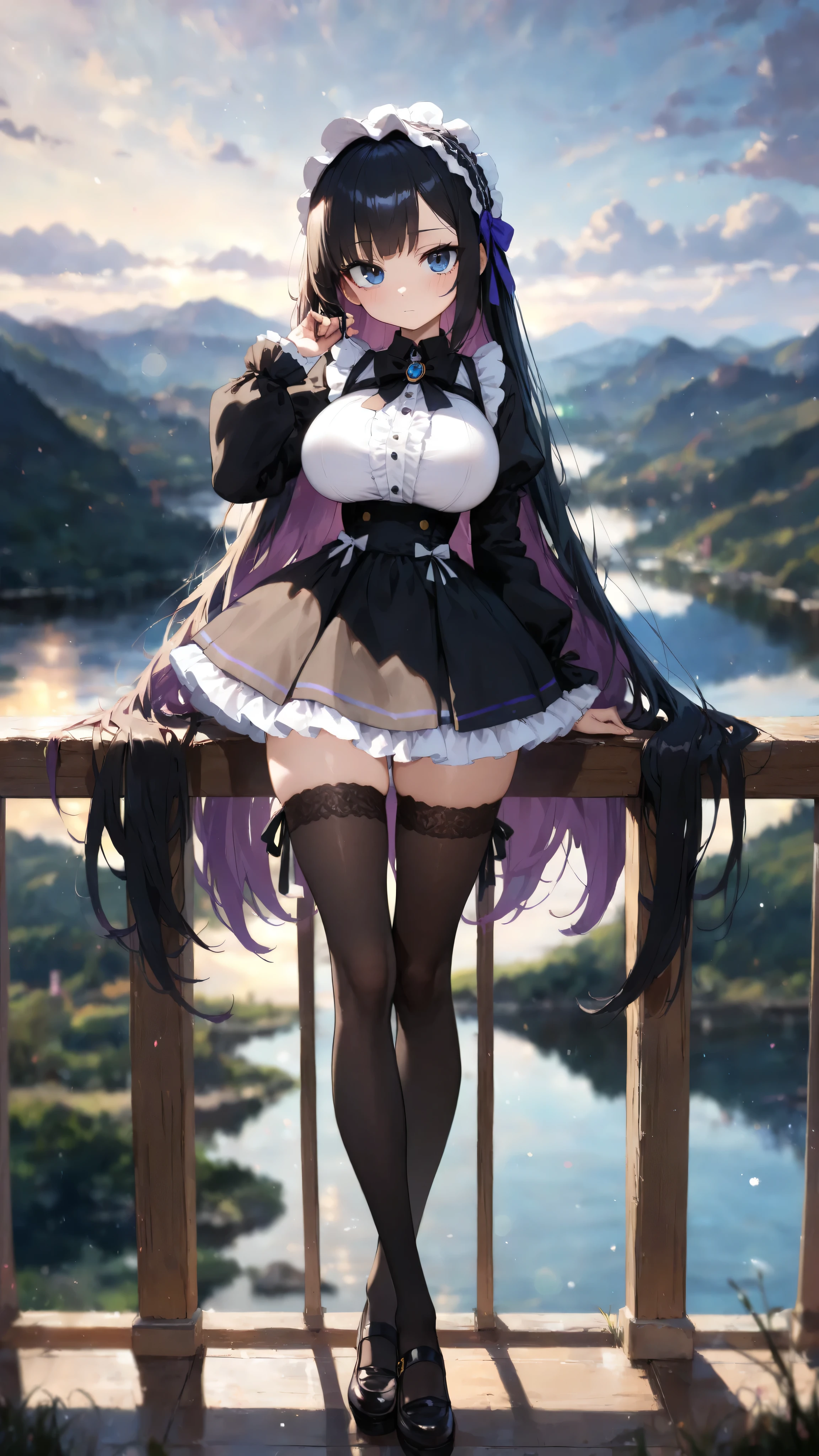 BREAK looking at viewer, BREAK (masterpiece:1.2), best quality, high resolution, unity 8k wallpaper, (illustration:0.8), (beautiful detailed eyes:1.6), extremely detailed face, perfect lighting, extremely detailed CG, (perfect hands, perfect anatomy),outdoor,castle,in middle,road,mansion,nature,eris greyrat, ahoge, hair between eyes, long hair, (red eyes:1.5), red hair, sidelocks, (medium breast:1.2),bare arms, bare shoulders, black hairband, black ribbon, brown skirt, hairband, long sleeves, neck ribbon, pantyhose, ribbon, shirt, shoulder cutout, skirt,stockings, white shirt, wide sleeves,cleavege,neckline,nipples see through,nipples,unbuttoned shirt,open shirt,sitting on bench,spread legs,full body,angry face,shy face,showing legs,showing feet,showing bra,showing breasts,showing panties,from below.
