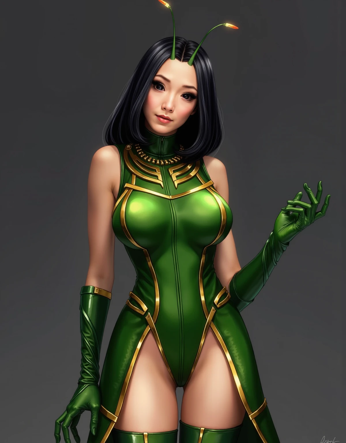 (Foto de corpo inteiro:1.5). (1Laura/mulher/chinesa:1.5), (seios grandes:1.2), (Wearing bikini-type Kamern Rider costume/extremamente apertado no corpo/helmet on the head:1.2), ela esta em uma cidade futurista em pose de batalha chovendo forte de noite:1.3), ela tem (cabelo ruivo:1.0), (olhos verdes:1.0), (esta olhando para o espectador, sorrindo, punho fechado, ela e extremamente exibicionista:1.3), Kamen Rider sexy style, Tokusatsu, anime, framed, symmetry, 16k, best quality, super detail, textured skin, UHD
