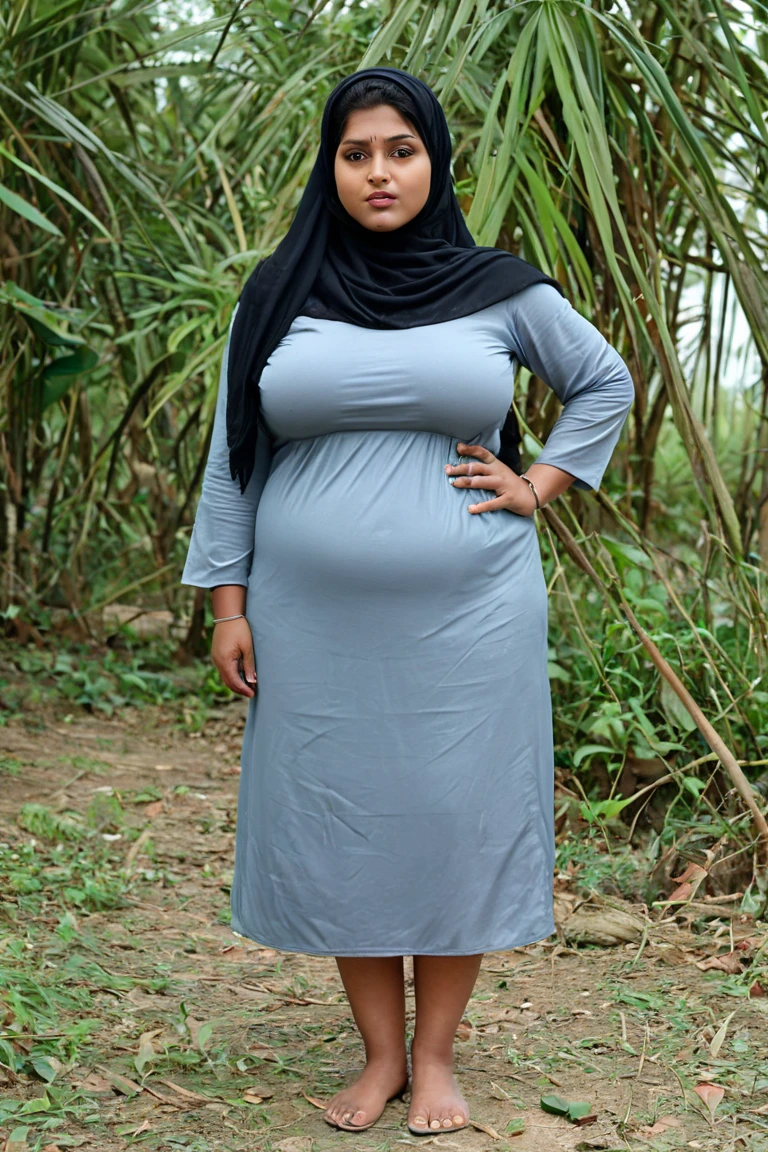 ((HIJAB MALAY GIRL)), SKINNY, HEAVY PREGNANT,