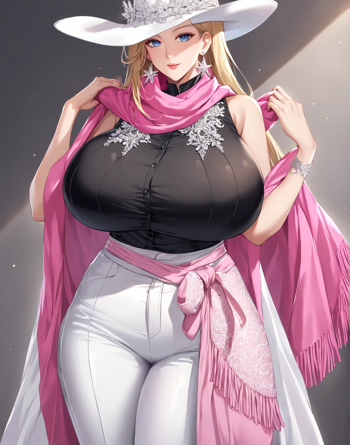 A woman with big ，(Gorgeous woman)，ahegao，Gorgeous Rococo dance dress，Long blond hair，Delicate accessories，Protruding lower chest，(transparent)，((See-through clothes))，(Blush:1.2)，on the street，