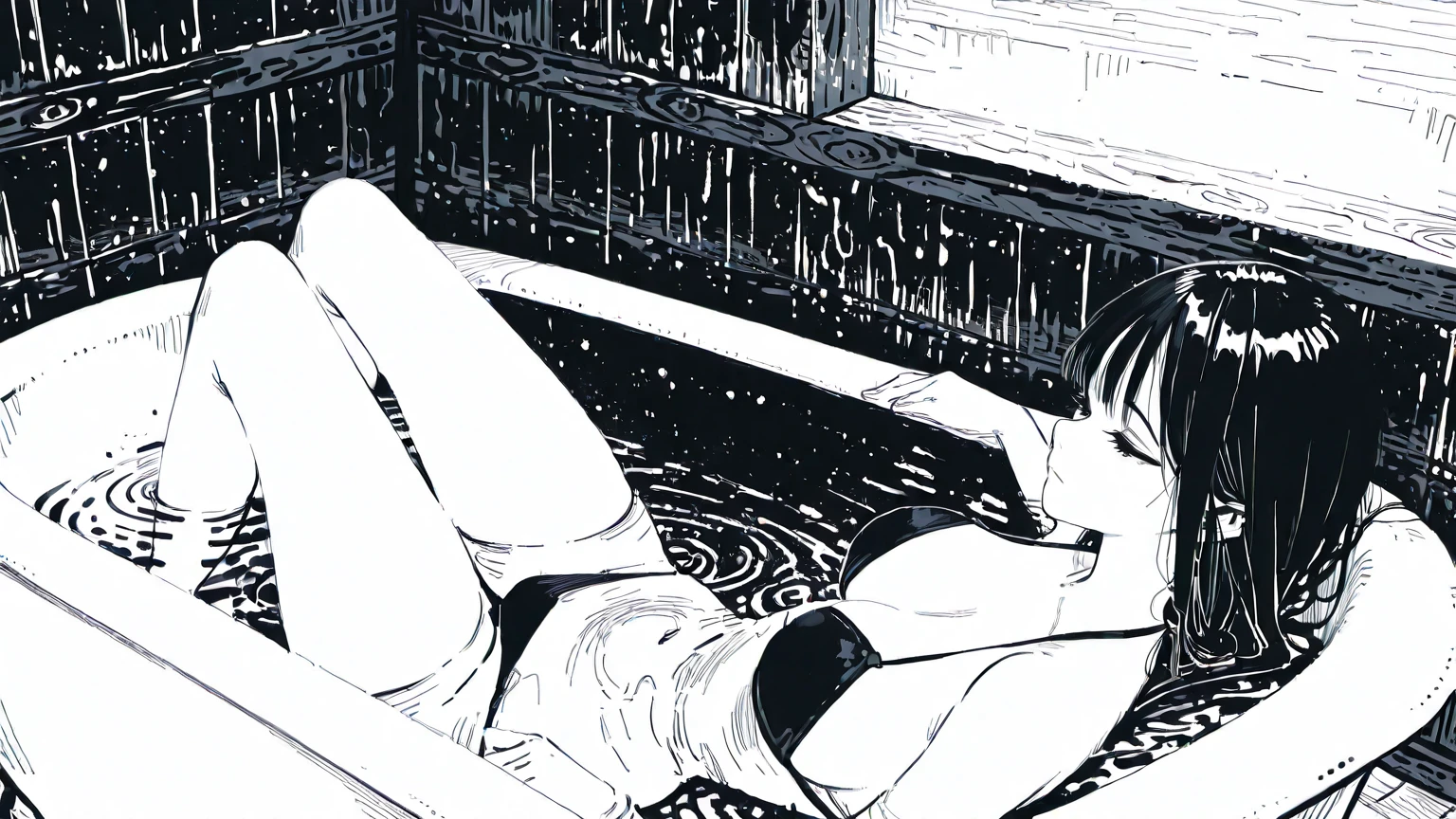 ((((nsfw:1.3)))),((((asakura minami:1.3)))),((masterpiece)),((highest quality)),super detailed,(thin entire outline),enlightenment,explicit,1girl,solo,black hair,medium hair on shoulders,black eyes,small nose,perfect body,beautiful body,beautiful character design,perfect eyes,perfect face,(happy,smile,red cheeks,having fun:1.2),small open mouth,perspiration,wallpaper,ultra high resolution,8k,photo shoot,(beautiful large breast:1.2),beautiful legs,perfect feet,beautiful skin,fair skin,smooth skin,official style,official art,make a screen cap,outdoor,(summer beach),sunshine,bright lighting,white bikini,((((micro bikini:1.3)))),(((protruding nipples,camel toe:1.3))),((on beach delivery chair,wide spread legs,peace sign:1.2)),