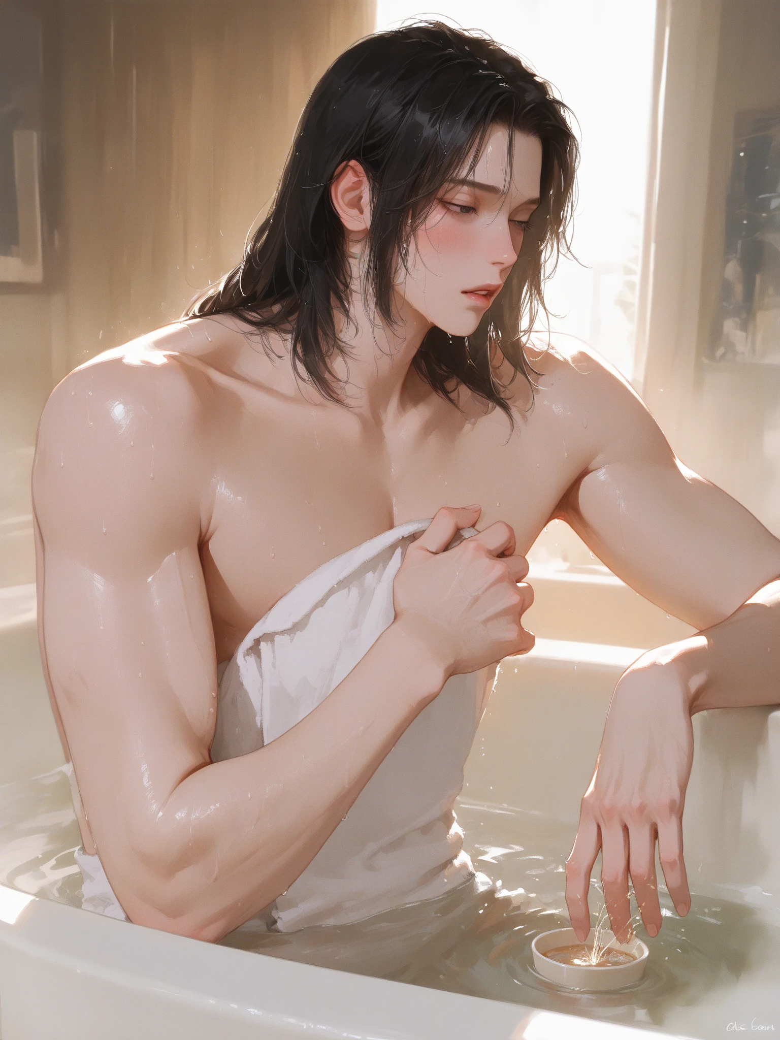 1boy, adult, handsome, perfect face, detailed eyes and face, clean shaved, muscular, capturing a rural atmosphere, dynamic lighting, unreal engine 5, hd picture, satoru gojo, white hair, short hair ,hair between eyes ,blue eyes