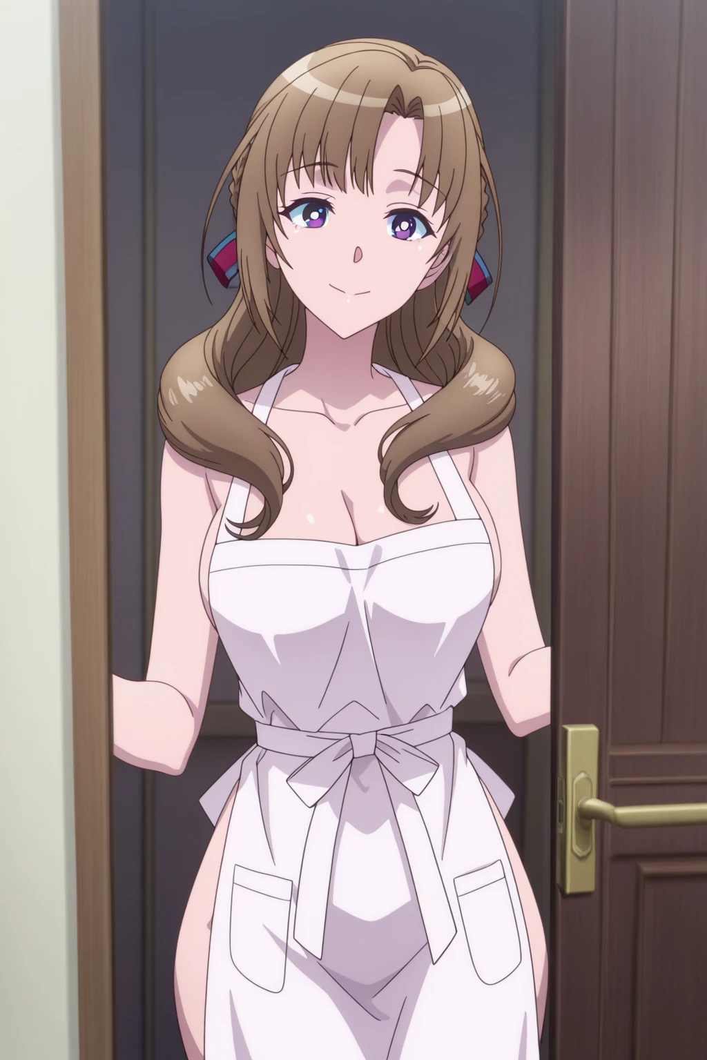 1Girl, Mamako Oosuki In the anime Okaasan Online, Very big breasts, Very detailed 