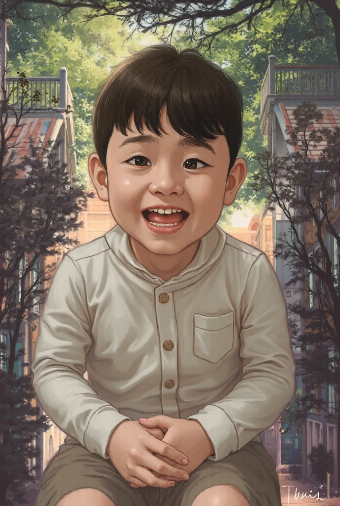 A boy, zoo, many balloons, happy, happy, perfect quality, clear focus (clutter - home: 0.8), (masterpiece: 1.2) (realistic: 1.2) (bokeh) (best quality) (detailed skin: 1.3) (complex details) (8K) (detail eyes) (sharp focus), (happy) full body, two children, clean background, long view composition, 85MM SHOT