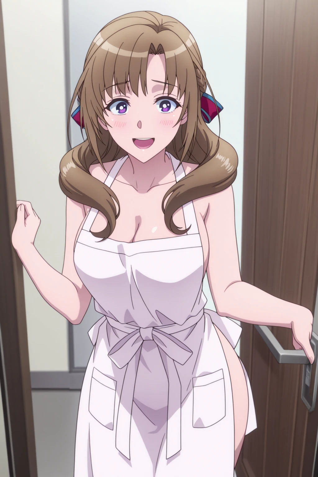 1Girl, Mamako Oosuki In the anime Okaasan Online, Very big breasts, Very detailed 