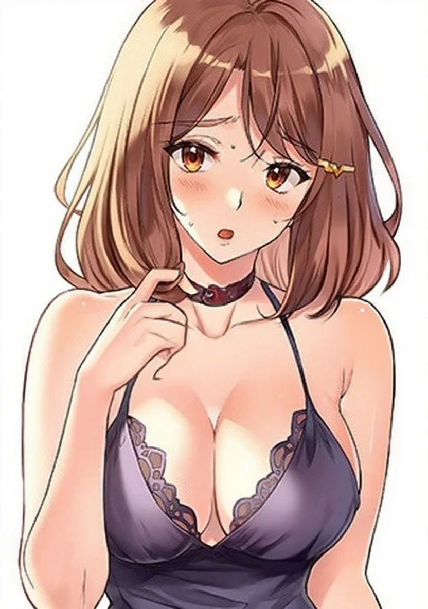 Arafed Femme portant un débardeur blanc et un collier, Fille sexy aux yeux verts, peau bronzée, Portrait Sophie Mudd, cheveux bruns et grands yeux, selfie dune jeune femme, yeux de la chambre, Violette Myers, sans maquillage, Maquillage naturel, regardant directement la caméra, Cara con artgram, maquillage subtil, Impresionante foto de corps entier, yeux verts perçants, bel angle, pose attrayante, Mignon , pose sexy, Image du corps entier, corps entier, séance photo sur tout le corps, déesse brune, Détail élevé, Pose satisfaite, pantalon en cuir