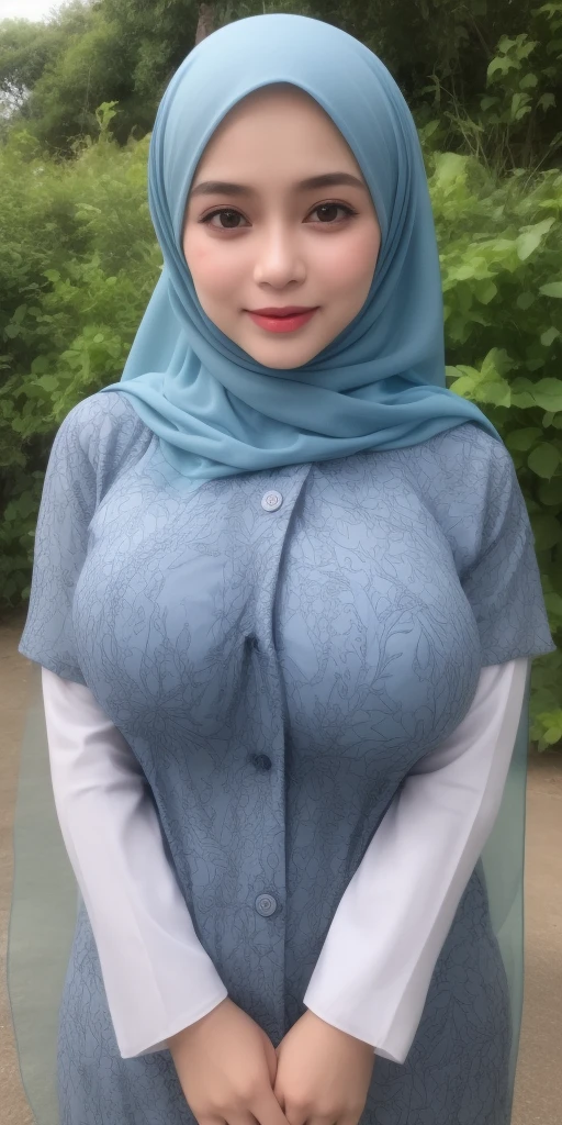 ((4, Indonesian Mature woman, mature age woman, Hijab, Wearing Tight Mini Short-Sleeve T-shirt))), ((Natural Gigantic Breast : 1.4)), casual Pose, Smiling face, Professional Photoghraphy, work By Master Of Photoghraphy, (((At Rice Field))), realistic Light, Deep photo, Full body shot, 32K Best Quality photo, Ultra-high reallistic Photos.., big breast