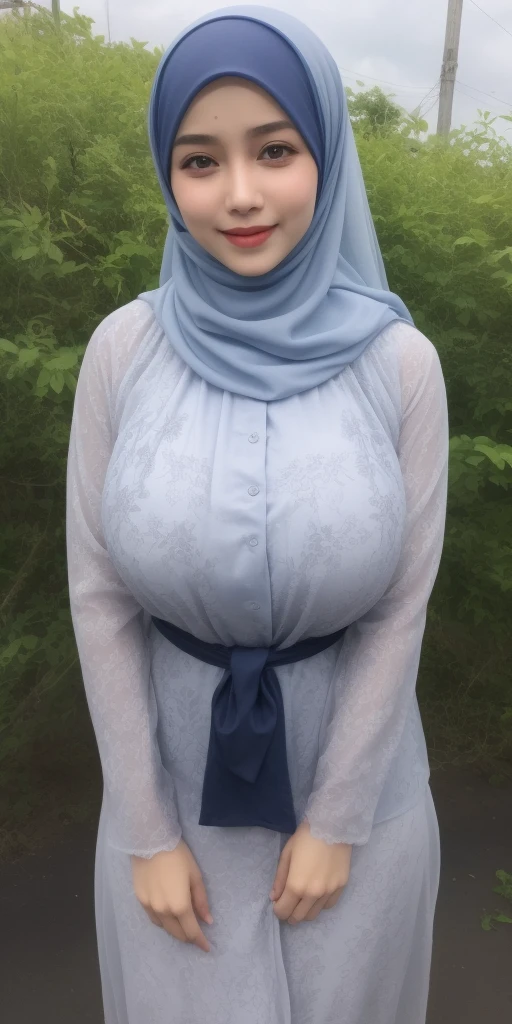 Beautiful and regal, imperious and aloof, busty athletic (thin) brunette queen with sharp facial features wearing a modest updo, dark red medieval dress, long sleeves, intricate patterns, embroidery, wide neck, crown, veil, long dress, tight bodice, (silver waist chain), medieval jewelry, Middle Ages, castle, rampart, wall, exterior, on top of a castle wall, trees, countryside, evening, sunset.hijab