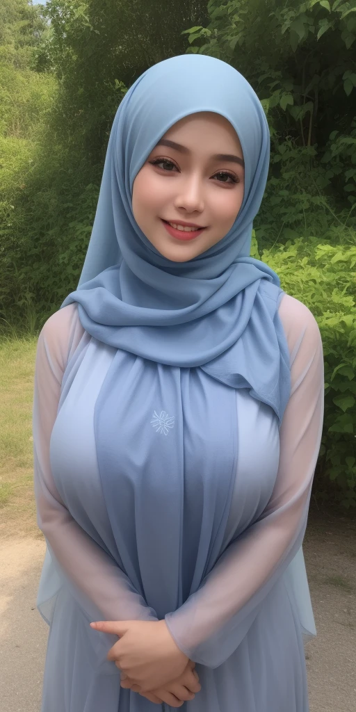 Hijab big breast tealistic