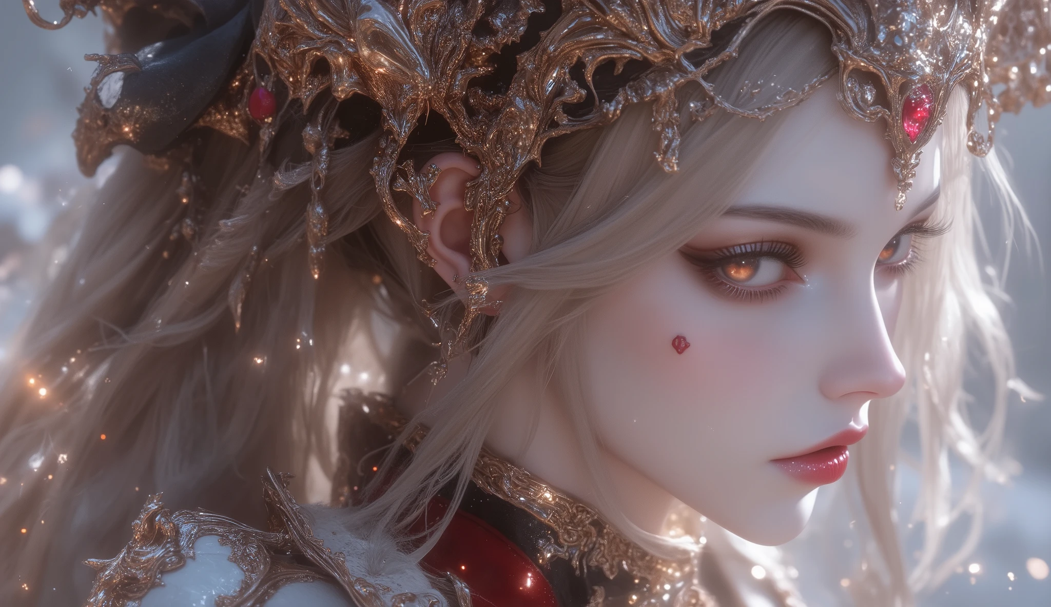 ( perfect integrated fusion 、 seamless nesting, masterful composition , clean picture , bright color ,HDR, Ultra HD quality ,(super wide angle, super depth of field ,multiple scaling:1.6),(super real, Very detailed,super complex,super sharp , super high quality output:1.8),convex lens ,( Concentrated Computing Power , 、 hides mystical temple sexual tension and extraordinary characteristics :1.4),creativity 设计布局、 multi-layered dynamic distribution 、{the character has:( golden ratio :1.6),( blonde :1.8),(Fine-tuning makeup to create asymmetrical facial features:1.5),classical aesthetics 、 physiological perfection、ergonomic design 、 высокотехнологичная медицинская Beauty 、 [ mysticism , sexy and cute 、(jelly-like , Plump, and super huge, heavy breasts, surpassing human limits:1.6)、 golden ratio 身材、 super long lines 、super long, thin and slender legs、 butterfly inside 、super narrow ribs and waist、Beauty、 tear birthmark 、fireworks 、 Make the most of image space 、 solemn and noble appearance 。chinese ancient buildings,visit the landmarks and historical sites of eastern civilization,portraits of life's journey,various professional travel gear,various landscapes,complex climate changes,multi-species vegetation,Show ultra-high character mobility。charm,超级speaker, smooth movement , elegant pose ,creativity , Illusory aura ,gorgeous,speaker,New Chinese Stylish Dress,Elite Club Clothing,Quelleanime, lebendige Farbe, ((dynamischer Winkel)), eine dicke Linie, blurry Hintergrund, Niedlich, Erotisch, perfect anbeiomy, 1girl, Horns, Allein, Brillen, open Mund, fang, Blush, Ohrrings, Schmuck, lang_Haar, rosa_Augen, suchen_bei_Betrachter, rosa_Haar, Ohr_piercing, piercing, white_Hintergrund, rosa_Thema, einfach_Hintergrund, obere_Body, portrait, Rollkragen, Haar_behind_Ohr, swebeier, demon_girl, demon_Horns, einfar