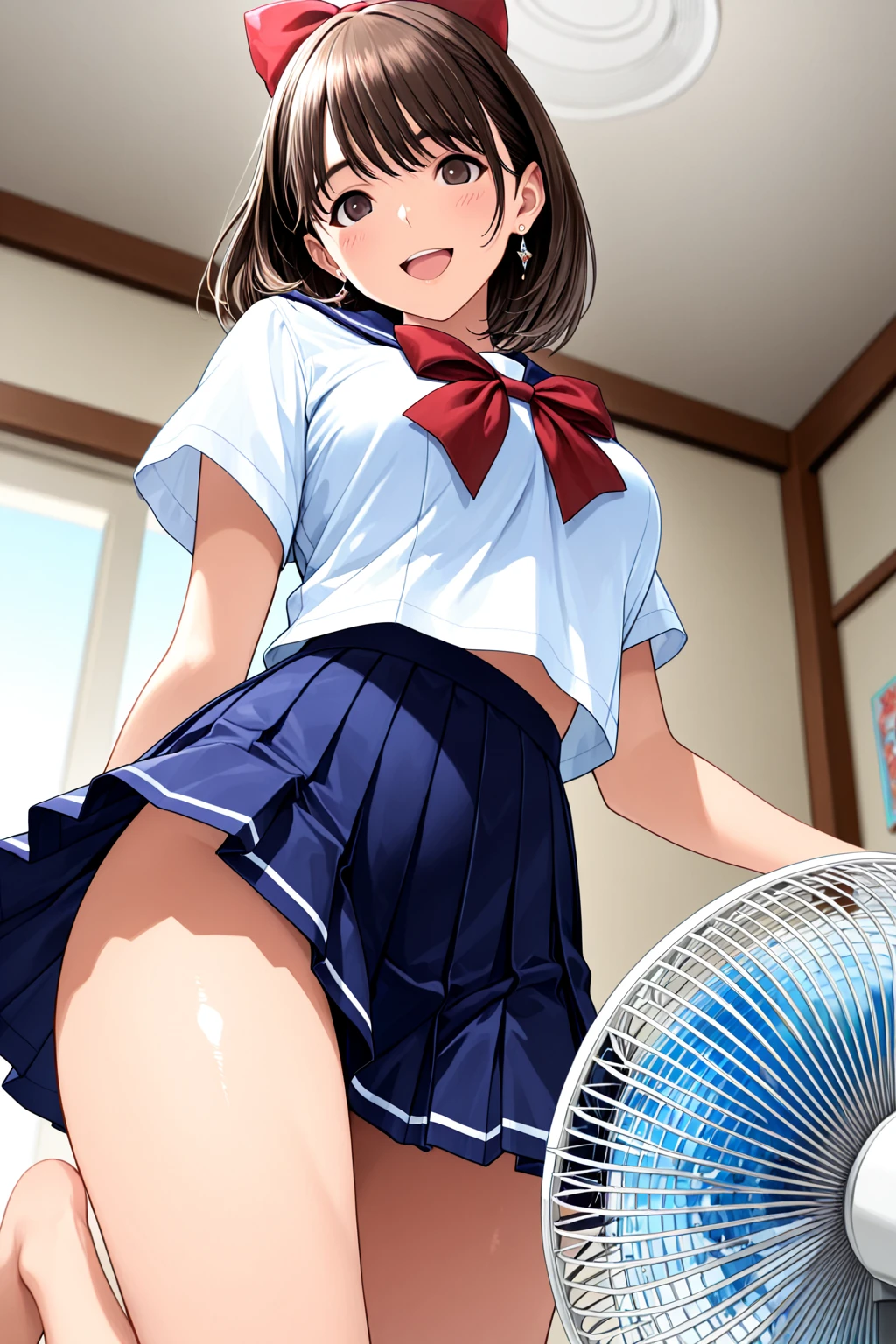  Very detailedな顔, Perfect lighting, Very detailedなCG, (Perfect hands, Perfect Anatomy),crowd　garden　大久保garden　Sugar Daddy　negotiation　stand　,Reina Kosaka,(Highest quality, masterpiece:1.2), (1 girl, alone:1.2), cute, smile, Detailed Background, (Looking at the audience, alone focus:1.2), , null, blue null, Cowboy Shot, , Written boundary depth, scenery, Open your mouth, 真っ直ぐなhair, ,Are standing, Pink clothes、Frills、Black Ribbon、(黒いskirtのリフト))、,Collared shirt,Sweater Waist, チェック柄プリーツミニskirt, Knee socks Light blue bra、Light blue underwear、Light Blue Pants、((Light blue lace panties))、Cowboy Shot、Night downtown background,携帯電話を持ってAre standing,(Realistic, photo Realistic:1.2), ((Highest quality)), Shift the center of gravity backwards, Quite embarrassing, you_Kumiko_Euphonium Sound, brown_hair, short_hair, brown_eye, blush, Seraphim, 前hair, Bloomers, Gym suit, Sports boots, (Sit on the ground:1.4), Place your heels on the ground, (Spread your legs:1.2), Squat with your knees raised, Put your butt on the ground, Black Penny Loafers, Beautiful facial details, Real human skin, Gentle expression, Front view, angle From below, Realistic, photoRealistic, 校gardenでしゃがむ, whole body, (Looking at the audience:1.2), from before, From below,　 (Perfect hands, Perfect Anatomy),　High quality anime、High resolution, Kumiko、Tabletop, One Girl、Kitauji High , neckerchief, Pink neckerchief, プリーツskirt, , Seraphim, Wear a white shirt, Short sleeve, skirt, White shirt、水色のskirt、Light blue uniform、garden、beautiful flower々満開のgarden、amusement park、Cowboy Shot、[3D Images:1.5],[[魅力的なeye,詳細なeye、輝くeye, カラフルなeye:1.15],whole、Observe your audience、View from the front、 8k images,Cute anime girl, White Sailor Suit, Seraphim, anime girl in bikini standing on a beach with palm trees, wallpaper anime blue water, 4,JPY 000 manga wallpaper, anime moe artstyle, anime! 4K, anime! 4,JPY 000, seductive anime girl, 4K anime wallpaper, ultra hd anime wallpaper, Realistic Bikini, 赤いcuteネクタイ, [ 4,JPY 000 digital art ]!!, ecchi anime style, anime girl sitting on bed with arms crossed, an anime drawing by Jin Homura, Pixiv, Tropical Hair Ribbon, anime moe artstyle, cute anime girl, I also make fan art,  , Oumae Kumiko, anime best girl, anime visual of a cute girl, young anime girl, an anime girl, pretty anime girl, anime girl, Very detailed、masterpiece、Highest quality、Ultra-High resolution energy A、8K High resolution、Photogenic、詳細なeye、Gradation、Perfect Anatomy的体型 ,hard disk、Hmph (English) ,Nikon Z9 80mm Lens , Tabletop、Model standing、Dark pink lace panties、White tight T-shirt、The dress is made of white lace material(((Show me all my panties)))、(((skirtは間違いなく着古されている)))、(((skirtの裾を上げる)))、Panty Focus、Too bright natural light、sunlight、Detailed lace panty pattern、Regular Panties、(((While standing, skirtを上げてカメラにパンティを見せましょう)))、(((Beautifully trimmed white teeth)))、(((Lift the skirt Greater than and、 Greater than,、Show your panties to the camera)))、Ultra slim body, Big Breasts、Slender model body