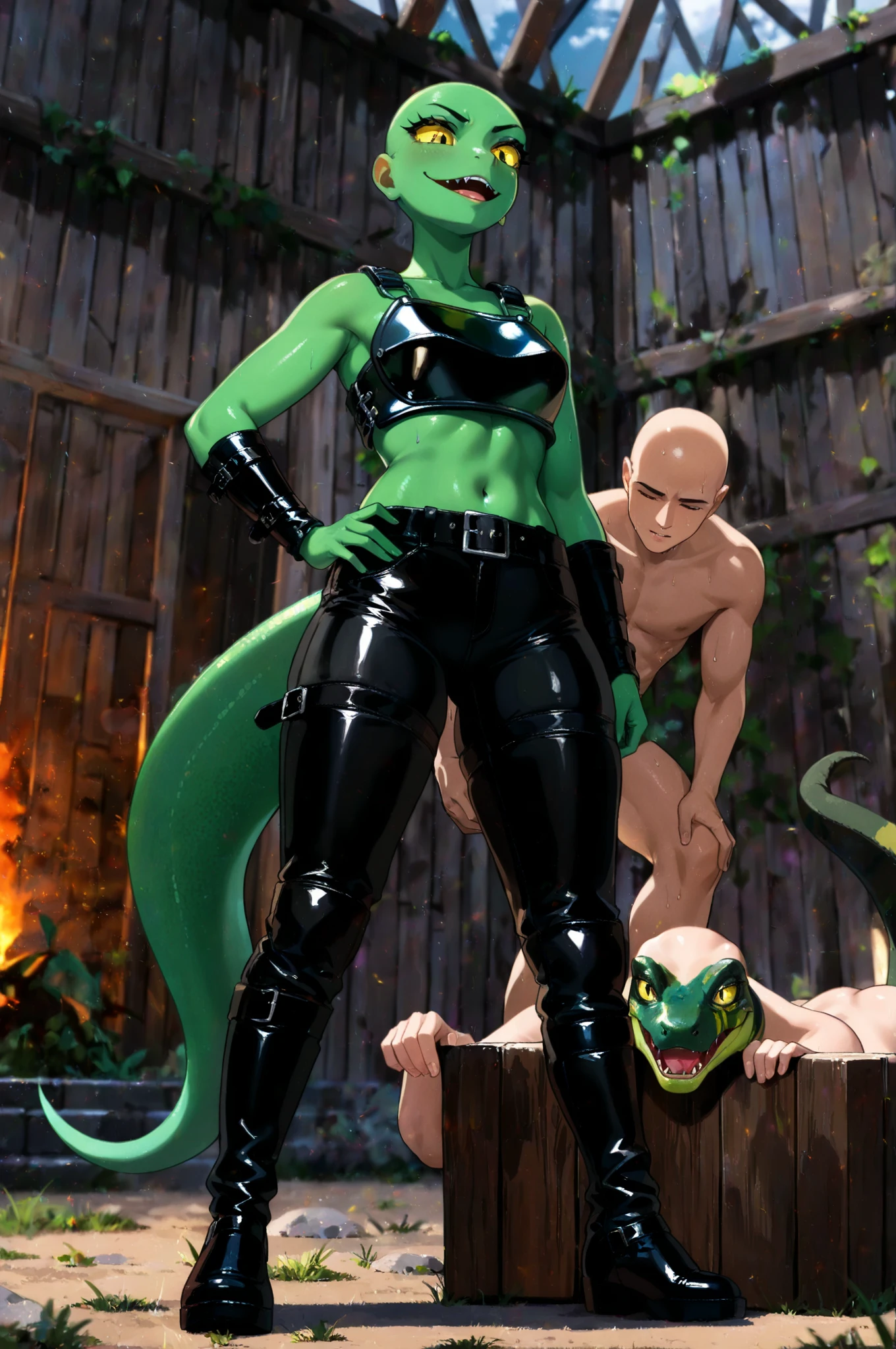 gay orc boy sexy tango beach