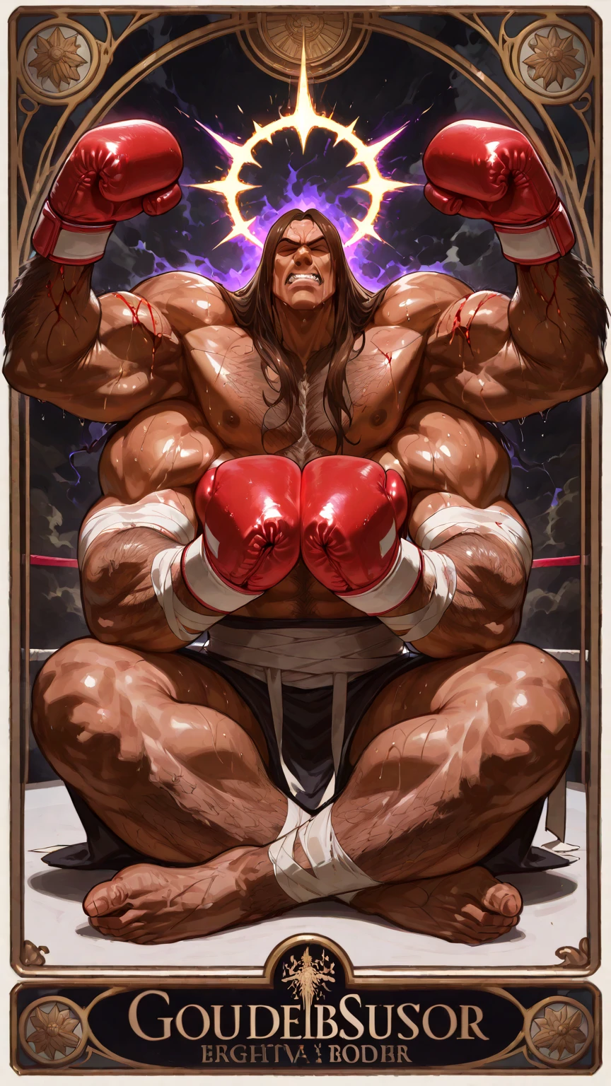 Browsing Caution。Super muscular boar beastman。Men having anal sex。Violently fucking my anus。Blindfold。A desperate and painful look。mouth wide open。Red and black huge penis。A large amount of semen is released with force。The body is tied up with rope。