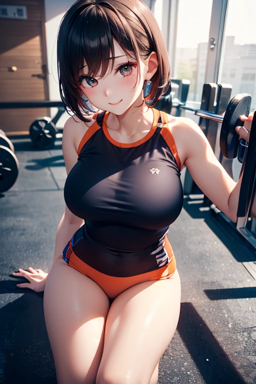 highquality illustration, masterpiece, very delicate and beautiful, attractive girl,(colorful leotard, heattech leotard,tight leotard,long_sleeve leotard,ribbed leotard,high_leg leotard,turtleneck leotard),gymnastics club,gymnastics athlete,bare legs,gymnasium background,beautiful eyes, light smile,(masterpiece, best quality:1.2), highres, extremely detailed CG unity 8k wallpaper, perfect lighting, Colourful, ultra-high res,4K,ultra-detailed, photography, 8K, HDR,