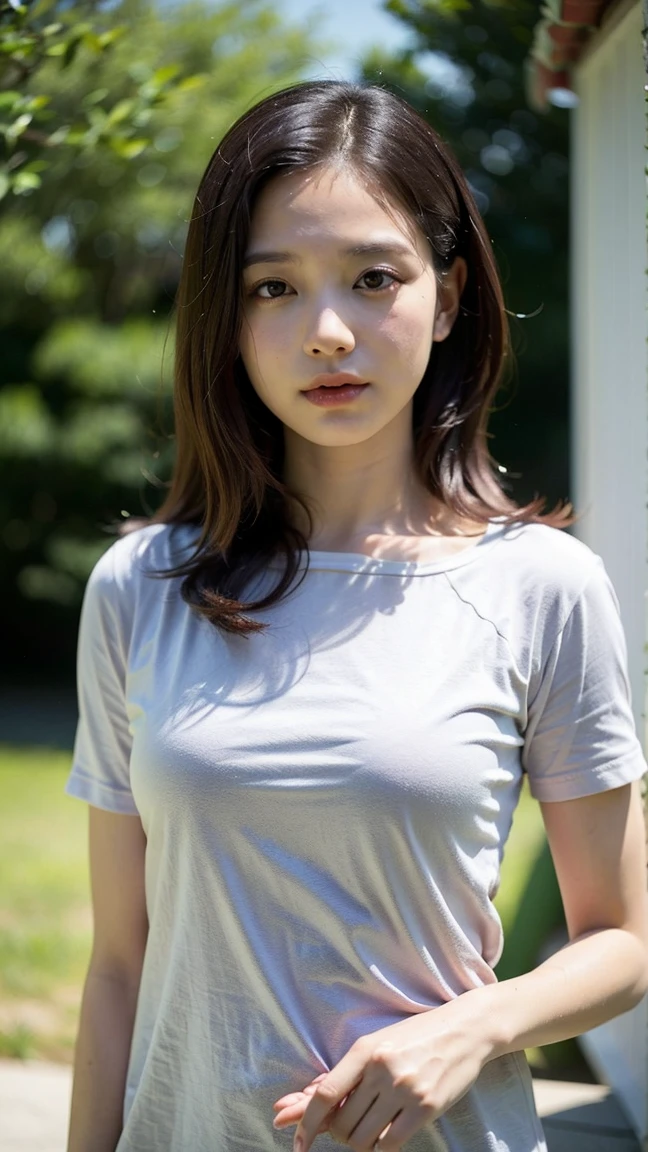 SeaArt Bot Upscaling Default 2023/09/29 12:38:39 (realistic、Photoreal:1.3)、(I'ma 25 years old slender cute girl.:1.4)、(full nude:1.5)、(please show me your chest:1.8)、(beautiful nipples:1.3 )、white skin、slim waist、(difficult :1.4)、((small breasts))、