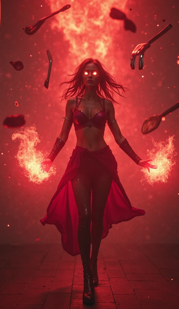 Real、Looks real、Close to live-action、Red Demon、Glancing here and there、front、9:16