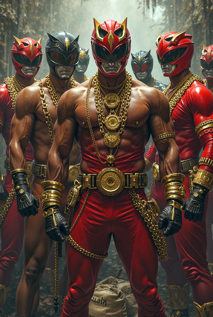 Create a trio of Mexican wrestlers where the leader is Mexican Power, whose mask is similar to Mizteziz's but with eagle fragments and whose colors are the national colors green, white and red, and with a cross on the forehead. , The second will be called Mexican Dragon, with a dragon-style design while keeping the national colors, and the last will be Mexican Danger, with a skull-style mask structure but keeping the national colors that resemble a bit of Dr. Wagner's masks in terms of the last two wrestlers.
