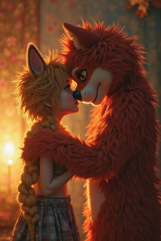 (feral pony pinkie pie), (male werewolf) score_9, score_8_up, dream prompt:score_9, beautiful, detailed cute face, blushing, shocked expression, reverse suspended congress, looking surprised, crying, forest, hooves in view, crying, , ((screaming)), leaking , gaping , aftersex, ((closed eyes)), saliva, , spreading legs, , after , arms behind back, spread ,