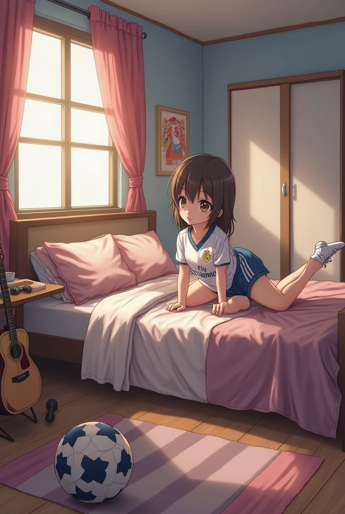 (masterpiece, best quality:1.2),illustration,8k,hd,1girl,solo,upper body,(portrait:1.2),brown_hair,folded_ponytail,brown_eyes,serafuku,long_hair,school_uniform,skirt,pleated_skirt,