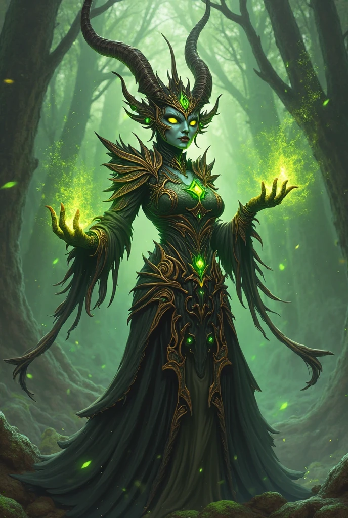 Enveloped in mist, she moves with purpose through the labyrinthine paths of the swamp, guided by intuition and instinct,,, Backlighting, cin3, witch, voodoo, Spell rings trending on artstation, digital painting, color block, clear, crisp lines, sharp focus, Unreal Engine 5, 4K, 8K <lora:Disturbia:0.6> <lora:detailed_notrigger:0.8> <lora:cine:0.7> <lora:XL_Weapon_Ring_Spells_-_By_HailoKnight:0.8>