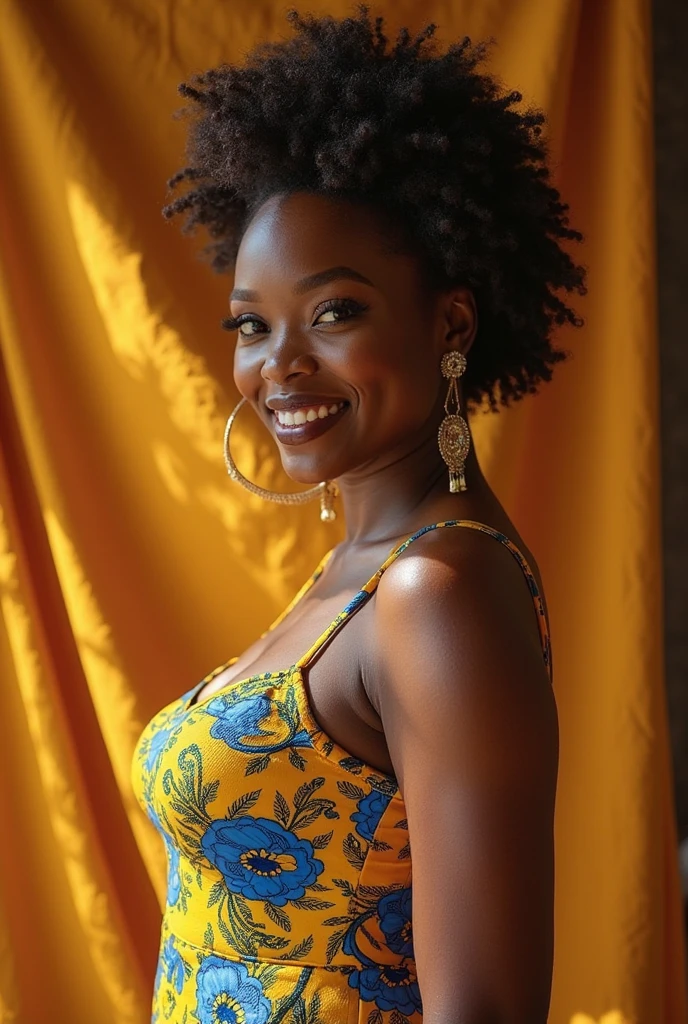 amazing body of the most beautiful african woman, with a cute smile, as an absolutely epic sexual icon, beautiful legs and arms and skin, beautiful face