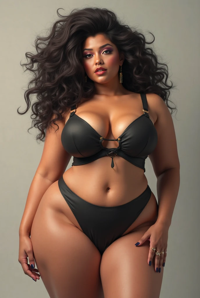 swastika mukharjee Indian beautiful woman curvy plus size hour glass bulky huge figure woman, closeup camera view, big huge m-cup breast, wearing SHEIN Young Girl Heart Pattern Urban Fashionable & Cool Jumpsuit Color: rose gold , covered Bust , elegant standing position, eye contact view, different style hairstyle, bright eyes, thin eyebrows, fair skin, blushing cheeks, prefect head to toe view, full body, ideal for high-fashion or editorial shoots, ultra realistic skin texture, head to toe view, full body shot, full body view, smile face, black hair, Indian face, perfect skin tone light, ultra realistic skin texture, bigger waist, busty, big hips, fleshy thighs, thick thighs, busty, full body view, Industrial Warehouse: Exposed brick, metal beams, and a gritty, urban feel.